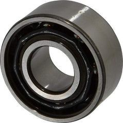 SKF - 30mm Bore Diam, 72mm OD, Open Angular Contact Radial Ball Bearing - 30.2mm Wide, 2 Rows, Round Bore, 29,000 Lb Static Capacity, 41,600 Lb Dynamic Capacity - Benchmark Tooling