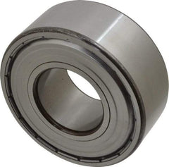 SKF - 50mm Bore Diam, 110mm OD, Double Shield Angular Contact Radial Ball Bearing - 44.4mm Wide, 2 Rows, Round Bore, 64,000 Lb Static Capacity, 85,200 Lb Dynamic Capacity - Benchmark Tooling