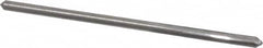 Hertel - 0.0765" Solid Carbide 4 Flute Chucking Reamer - Straight Flute, 0.0765" Straight Shank, 1/2" Flute Length, 1-3/4" OAL - Benchmark Tooling