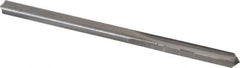 Hertel - 0.169" Solid Carbide 4 Flute Chucking Reamer - Straight Flute, 0.169" Straight Shank, 7/8" Flute Length, 2-3/4" OAL - Benchmark Tooling