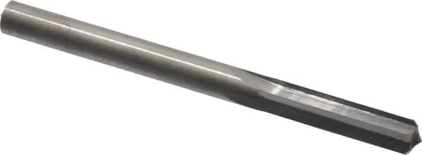 Hertel - 0.245" Solid Carbide 4 Flute Chucking Reamer - Straight Flute, 0.245" Straight Shank, 1" Flute Length, 3" OAL - Benchmark Tooling