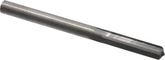 Hertel - 0.245" Solid Carbide 4 Flute Chucking Reamer - Straight Flute, 0.245" Straight Shank, 1" Flute Length, 3" OAL - Benchmark Tooling
