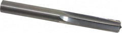 Hertel - 3/8" Solid Carbide 6 Flute Chucking Reamer - Straight Flute, 3/8" Straight Shank, 1-1/4" Flute Length, 3-1/2" OAL - Benchmark Tooling