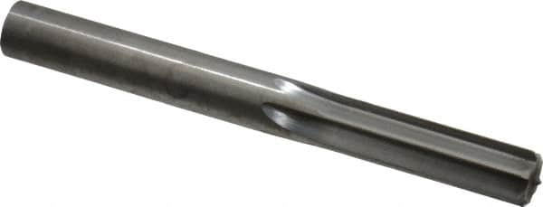 Hertel - 0.435" Solid Carbide 6 Flute Chucking Reamer - Straight Flute, 0.435" Straight Shank, 1-3/8" Flute Length, 4" OAL - Benchmark Tooling