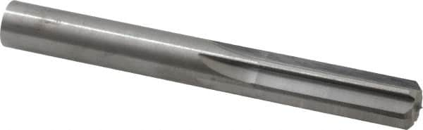 Hertel - 0.46" Solid Carbide 6 Flute Chucking Reamer - Straight Flute, 0.46" Straight Shank, 1-3/8" Flute Length, 4" OAL - Benchmark Tooling