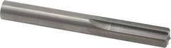 Hertel - 0.471" Solid Carbide 6 Flute Chucking Reamer - Straight Flute, 0.471" Straight Shank, 1-3/8" Flute Length, 4" OAL - Benchmark Tooling