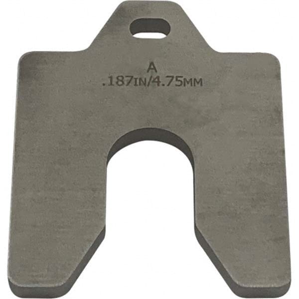 Maudlin Products - Metal Shim Stock Type: Slotted Shim Material: Stainless Steel - Benchmark Tooling