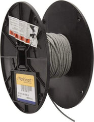 Value Collection - 3/32" Diam, Aircraft Cable - 920 Lb Breaking Strength, 7 x 7 Strand Core - Benchmark Tooling