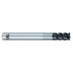 4mm x 6mm x 6mm x 80mm 4Fl 0.5mm C/R Carbide End Mill - WXS - Benchmark Tooling