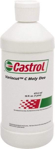 Castrol - Variocut C Moly Dee, 16 oz Bottle Cutting & Tapping Fluid - Straight Oil - Benchmark Tooling