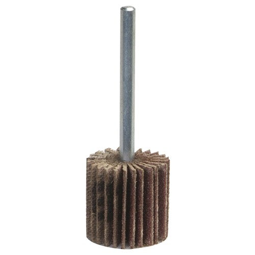 1″ × 5/8″ × 1/4″ Super Finish Flap Wheel 120 Grit Aluminum Oxide - Benchmark Tooling