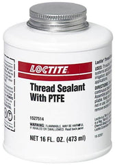 Loctite - 16 Fluid Ounce Brush Top Can, White, Paste Chemical Pipe Thread Sealant - Series 5113 - Benchmark Tooling