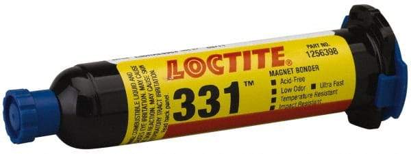 Loctite - 25 mL Cartridge Two Part Acrylic Adhesive - 0.33 min Working Time, 3,100 psi Shear Strength, Series 331 - Benchmark Tooling