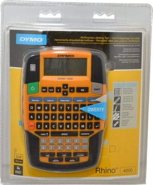 Dymo - Handheld Printer/Industrial Label Maker - 180 DPI Resolution, 8.7" Wide x 3.07" Long - Benchmark Tooling