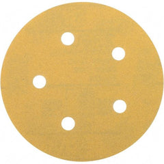 3M - 5" Diam, 180 Grit, Aluminum Oxide Hook & Loop Disc - Fine Grade, Coated, Series 255L - Benchmark Tooling