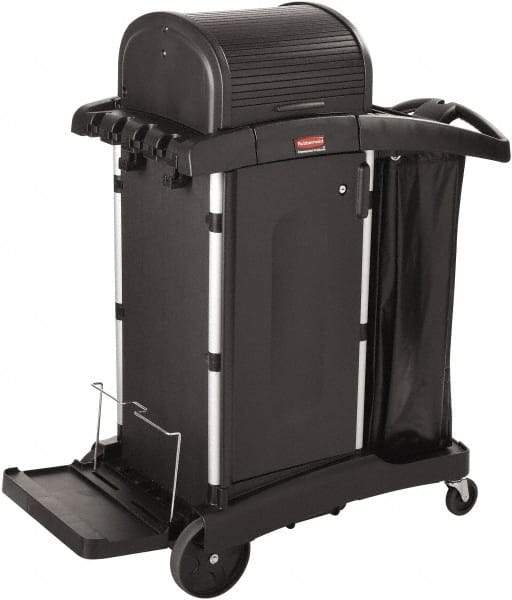 Rubbermaid - Aluminum & Structural Web Plastic Janitor Cart - 22" Width - Benchmark Tooling