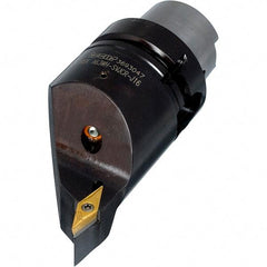 Iscar - Right Hand Cut, Size HSK A63, VN.. Insert Compatiblity, Internal or External Modular Turning & Profiling Cutting Unit Head - 110mm Head Length, Through Coolant, Series Isoturn - Benchmark Tooling