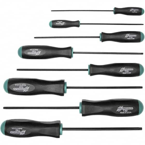 Bondhus - Screwdriver Sets Screwdriver Types Included: Torx Number of Pieces: 8 - Benchmark Tooling