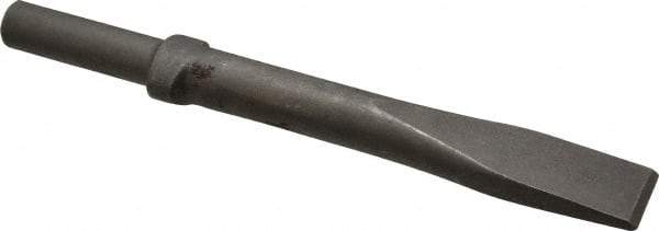 Ingersoll-Rand - 1" Head Width, 9" OAL, 3/4" Shank Diam, Flat Chisel - Round Drive, Round Shank, Steel - Benchmark Tooling