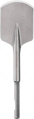 DeWALT - 4" Head Width, 4-1/2" OAL, 3/4" Shank Diam, Spade Chisel - Hex Drive, Hex Shank, Steel - Benchmark Tooling