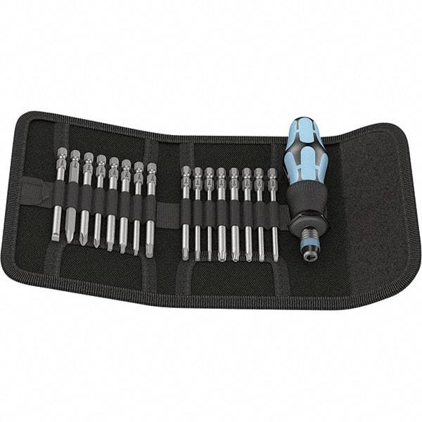 Wera - Screwdriver Bit Sets Type: Bit Set Drive Size: 1/4 (Inch) - Benchmark Tooling