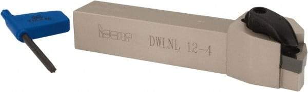 Iscar - DWLN, Left Hand Cut, 95° Lead Angle, 3/4" Shank Height x 3/4" Shank Width, Negative Rake Indexable Turning Toolholder - 4-1/2" OAL, WN.. Insert Compatibility, Series Isoturn - Benchmark Tooling