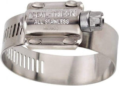 IDEAL TRIDON - SAE Size 862, 7-3/4 to 8-5/8" Diam, Stainless Steel High Torque Worm Drive Clamp - 5/8" Wide, Material Grade 304, Series 60 - Benchmark Tooling