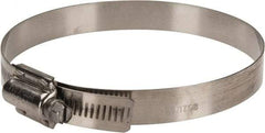 IDEAL TRIDON - SAE Size 512, 4-1/4 to 5-1/8" Diam, Stainless Steel High Torque Worm Drive Clamp - 5/8" Wide, Material Grade 304, Series 60 - Benchmark Tooling