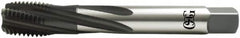 OSG - M27x3.00 Metric Coarse 5 Flute Modified Bottoming Spiral Flute Tap - Vanadium High Speed Steel, Oxide Finish, Right Hand Flute, Right Hand Thread, D9, Series 13116 - Benchmark Tooling