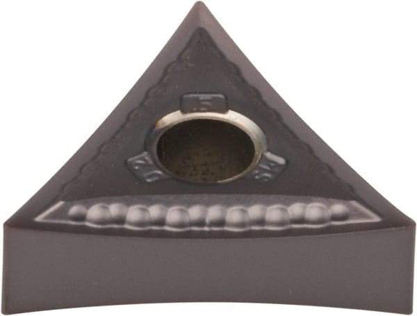 Kennametal - TNMG330.5 MS Grade KCU25 Carbide Turning Insert - AlTiN Finish, 60° Triangle, 3/8" Inscr Circle, 3/16" Thick, 0.008" Corner Radius - Benchmark Tooling