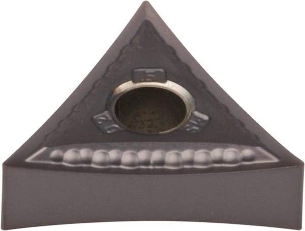 Kennametal - TNMG432 MS Grade KCU25 Carbide Turning Insert - AlTiN Finish, 60° Triangle, 1/2" Inscr Circle, 3/16" Thick, 1/32" Corner Radius - Benchmark Tooling