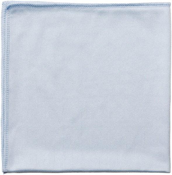 Rubbermaid - Dry Microfiber Wipes - Packet, 16" x 16" Sheet Size, Blue - Benchmark Tooling