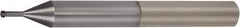 Vargus - #8-32 UN, 0.126" Cutting Diam, 4 Flute, Solid Carbide Helical Flute Thread Mill - Internal Thread, 0.543" LOC, 3" OAL, 1/4" Shank Diam - Benchmark Tooling