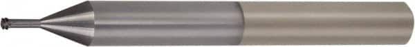 Vargus - M6x1 ISO, 0.189" Cutting Diam, 5 Flute, Solid Carbide Helical Flute Thread Mill - Internal Thread, 17/32" LOC, 3" OAL, 1/4" Shank Diam - Benchmark Tooling