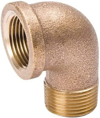 Value Collection - Class 125, 3/4" Internal Pipe, Red Brass 90° Street Elbow - MPT - Benchmark Tooling