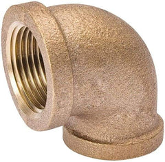 Value Collection - Class 125, 1 x 3/4" Internal Pipe, Red Brass 90° Elbow - MPT - Benchmark Tooling