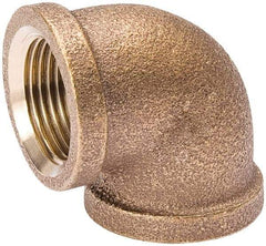 Value Collection - Class 125, 3/4" Internal Pipe, Red Brass 90° Elbow - MPT - Benchmark Tooling