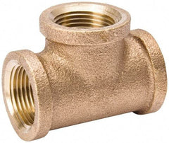 Value Collection - Class 125, 1" Internal Pipe, Red Brass Tee - MPT - Benchmark Tooling