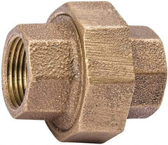 Value Collection - Class 125, 1/2" Internal Pipe, Red Brass Union - NPT - Benchmark Tooling