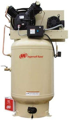 Ingersoll-Rand - 10 hp, 120 Gal Stationary Electric Vertical Air Compressor - Three Phase, 175 Max psi, 35 CFM, 230 Volt - Benchmark Tooling
