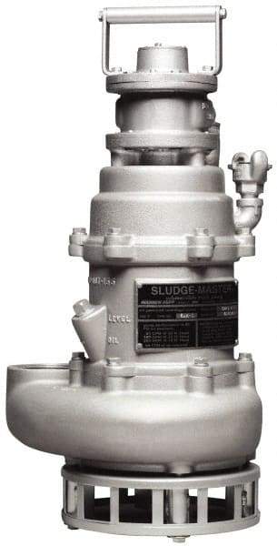 SandPIPER - 1/2" NPT, Submersible, Air Operated Diaphragm Pump - Aluminum Housing - Benchmark Tooling