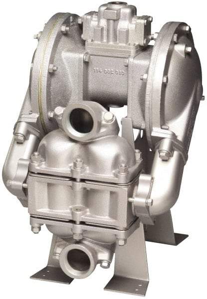 SandPIPER - Air Operated Diaphragm Pump - Santoprene Diaphragm, Aluminum Housing - Benchmark Tooling