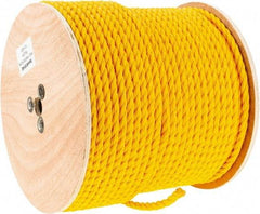 Value Collection - 600' Max Length Polypropylene Twisted Rope - 1/2" Diam, 472 Lb Capacity - Benchmark Tooling