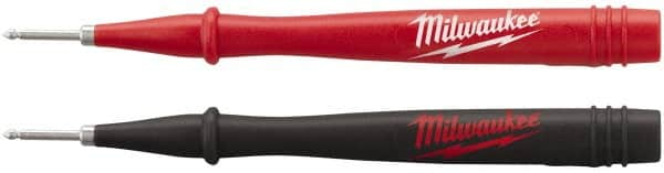 Milwaukee Tool - Red/Black Electrical Test Equipment Probe - Use with 2205-20, 2206-20, 2207-20, 2216-20, 2217-20, 2235-20, 2236-20, 2237-20, 2238-21 & 2239-21 Milwaukee Meters - Benchmark Tooling