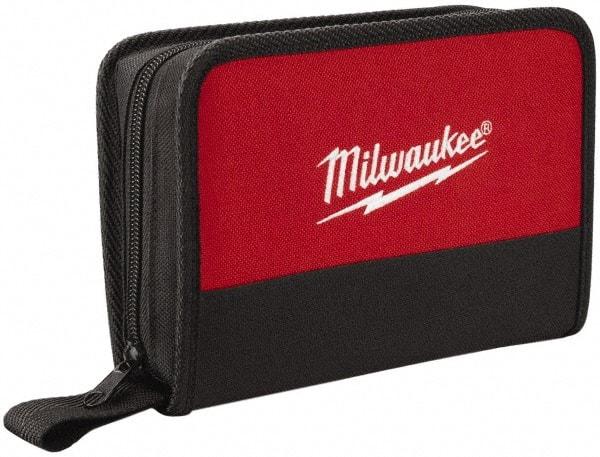 Milwaukee Tool - Red/Black Electrical Test Equipment Case - Use with All Milwaukee Test & Measurement Accessorsies - Benchmark Tooling