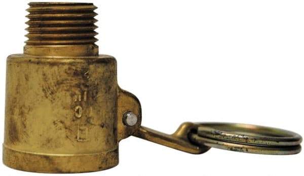 EVER-TITE Coupling Products - 1/2" Brass Cam & Groove Suction & Discharge Hose Female Coupler Male NPT Thread - Part B, 1/2" Thread, 350 Max psi - Benchmark Tooling