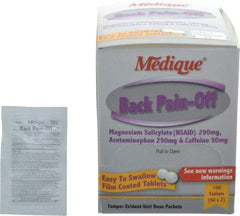 Medique - Back Pain-Off Tablets - Headache & Pain Relief - Benchmark Tooling