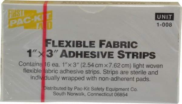 Medique - 3" Long x 1" Wide, General Purpose Self-Adhesive Bandage - Yellow, Woven Fabric Bandage - Benchmark Tooling