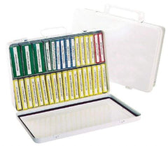 Medique - 31 & 36 Piece, 36 Person, Refill for Industrial First Aid Kit - 13-11/16" Wide x 2-3/4" Deep x 9-1/4" High, Plastic Case - Benchmark Tooling