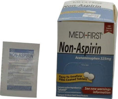 Medique - Medi-First Non-Aspirin Tablets - Headache & Pain Relief - Benchmark Tooling